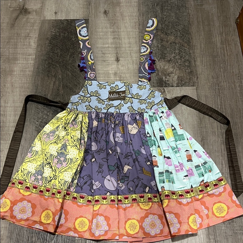 Matilda Jane Character Counts Heart Soul Pride Broadway Knot Dress size 4 - Picture 4 of 6